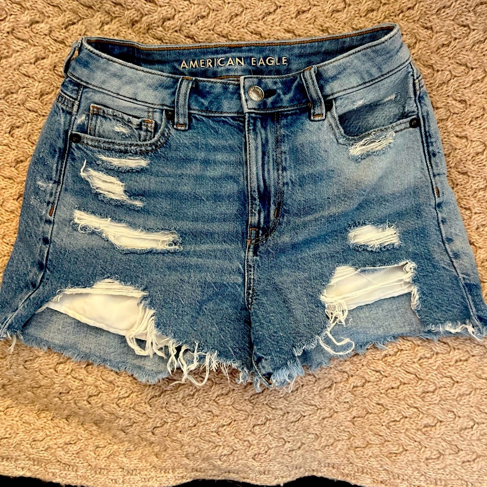 American Eagle jean shorts size 0